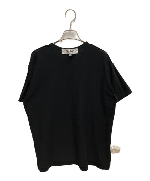 PLAY COMME des GARCONS（プレイコムデギャルソン）PLAY COMME des GARCONS (プレイコムデギャルソン) 半袖Tシャツ ブラック サイズ:SIZE XLの古着・服飾アイテム