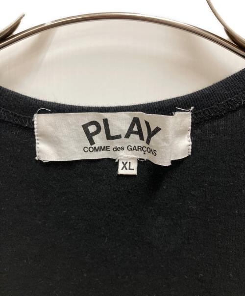 PLAY COMME des GARCONS（プレイコムデギャルソン）PLAY COMME des GARCONS (プレイコムデギャルソン) 半袖Tシャツ ブラック サイズ:SIZE XLの古着・服飾アイテム