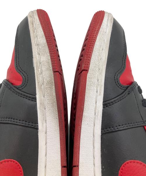NIKE（ナイキ）NIKE (ナイキ) AIR JORDAN 1 MID（エアジョーダン1ミッド） ブラック×レッド サイズ:SIZE 26cmの古着・服飾アイテム