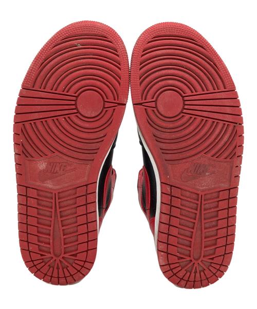 NIKE（ナイキ）NIKE (ナイキ) AIR JORDAN 1 MID（エアジョーダン1ミッド） ブラック×レッド サイズ:SIZE 26cmの古着・服飾アイテム