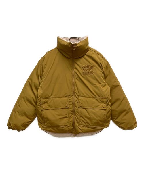 adidas（アディダス）adidas (アディダス) W JKT DOWN REV ベージュ サイズ:SIZE Sの古着・服飾アイテム