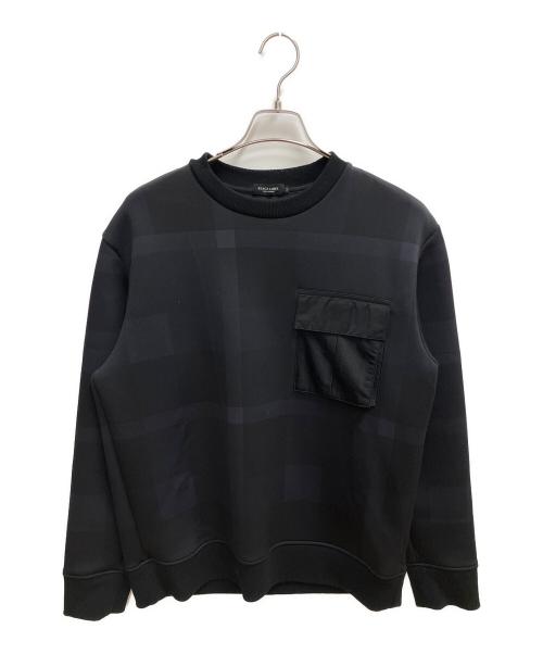 BLACK LABEL CRESTBRIDGE（ブラックレーベル クレストブリッジ）BLACK LABEL CRESTBRIDGE (ブラックレーベル クレストブリッジ) スウェット ブラック サイズ:SIZE Mの古着・服飾アイテム