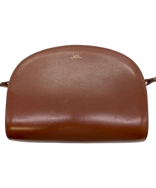 A.P.C.（アーペーセー）A.P.C. (アーペーセー) ショルダーバッグ ブラウンの古着・服飾アイテム