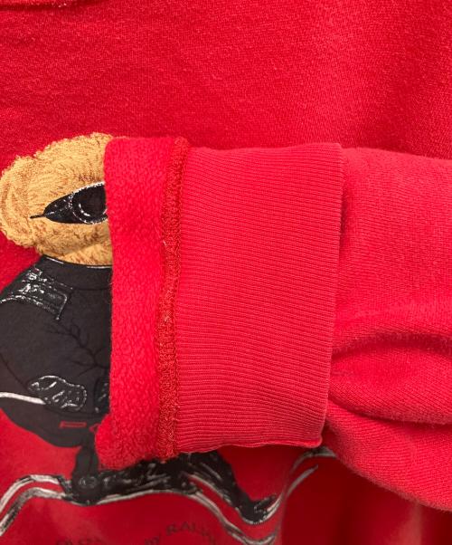 POLO RALPH LAUREN（ポロ・ラルフローレン）POLO RALPH LAUREN (ポロ・ラルフローレン) スウェット レッド サイズ:SIZE Mの古着・服飾アイテム