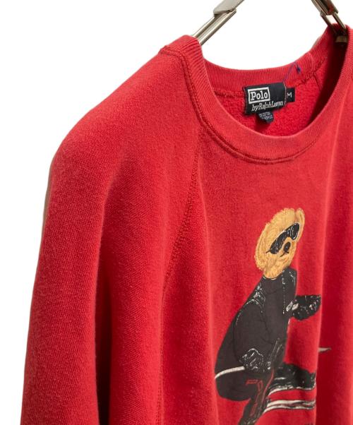 POLO RALPH LAUREN（ポロ・ラルフローレン）POLO RALPH LAUREN (ポロ・ラルフローレン) スウェット レッド サイズ:SIZE Mの古着・服飾アイテム