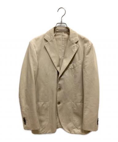 LARDINI ベージュ テーラードジャケット 44 中古・古着通販】LARDINI (ラルディーニ) テーラードジャケット