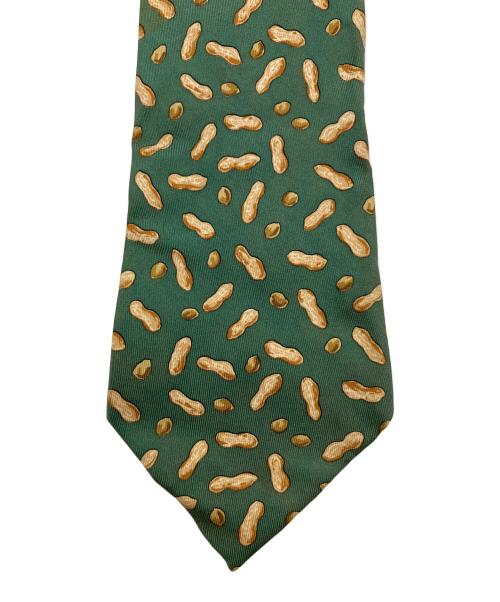 HERMES（エルメス）HERMES (エルメス) ネクタイ グリーン サイズ:　の古着・服飾アイテム