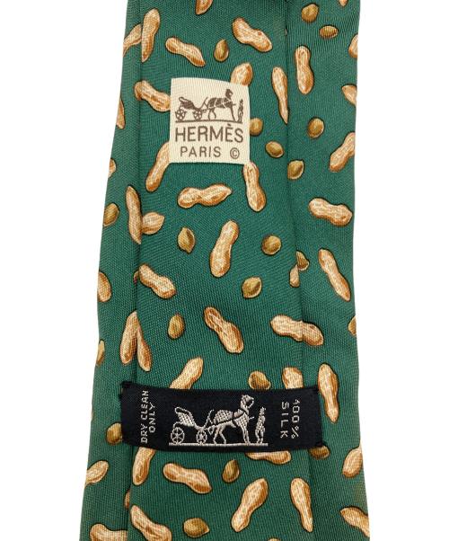 HERMES（エルメス）HERMES (エルメス) ネクタイ グリーン サイズ:　の古着・服飾アイテム