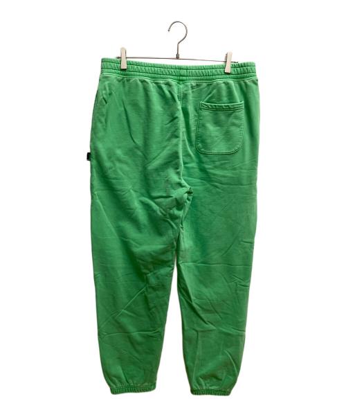 stussy（ステューシー）stussy (ステューシー) Stussy Pigment Dyed Fleece Pant スウェットパンツ グリーン サイズ:SIZE Lの古着・服飾アイテム