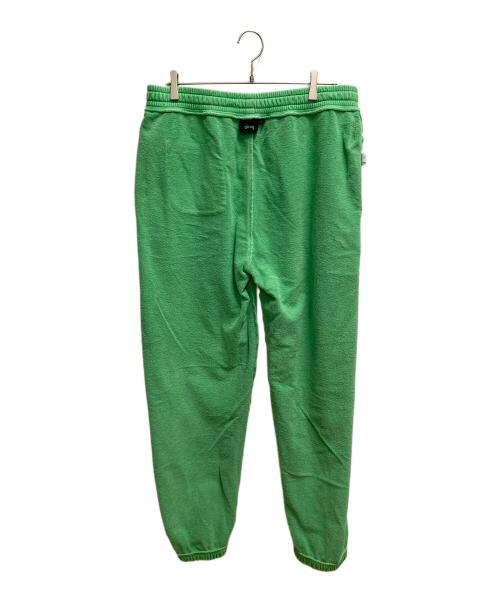 stussy（ステューシー）stussy (ステューシー) Stussy Pigment Dyed Fleece Pant スウェットパンツ グリーン サイズ:SIZE Lの古着・服飾アイテム