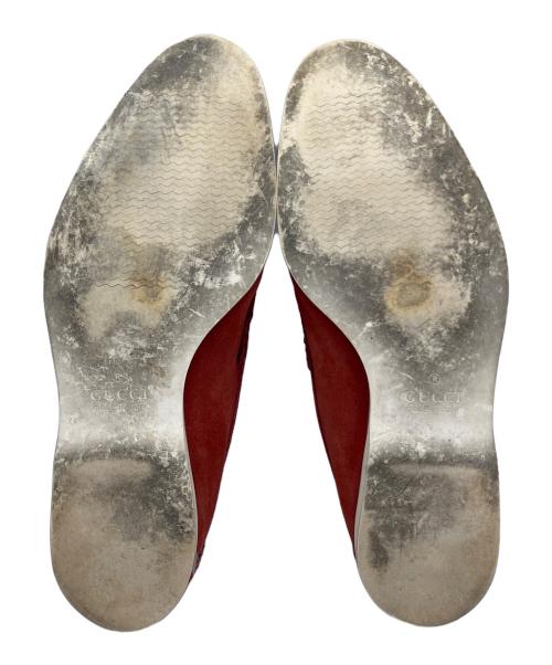 GUCCI（グッチ）GUCCI (グッチ) スエードスリッポン ブラウン サイズ:39　1/2の古着・服飾アイテム