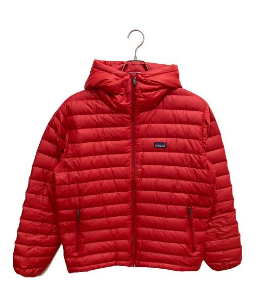 Patagonia（パタゴニア）Patagonia (パタゴニア) Down Sweater Hoody ダウンジャケット レッド サイズ:SIZE Mの古着・服飾アイテム