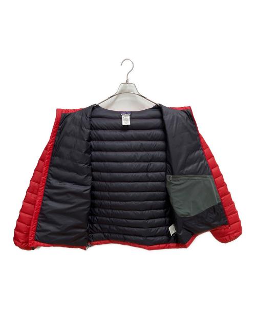 Patagonia（パタゴニア）Patagonia (パタゴニア) Down Sweater Hoody ダウンジャケット レッド サイズ:SIZE Mの古着・服飾アイテム