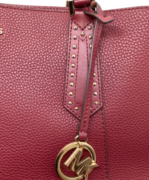 MICHAEL KORS（マイケル・コース）MICHAEL KORS (マイケル・コース) トートバッグ レッドの古着・服飾アイテム