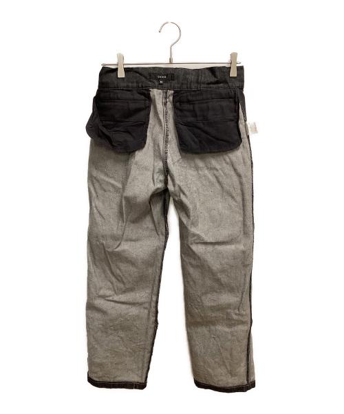 GUCCI（グッチ）GUCCI (グッチ) ストレートパンツ デニムパンツ ブラック サイズ:SIZE 38の古着・服飾アイテム