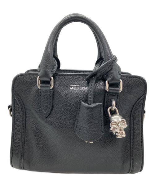 ALEXANDER McQUEEN（アレキサンダーマックイーン）ALEXANDER McQUEEN (アレキサンダーマックイーン) ハンドバッグ ブラックの古着・服飾アイテム