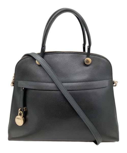 FURLA（フルラ）FURLA (フルラ) PIPER　2WAYバッグ ブラックの古着・服飾アイテム