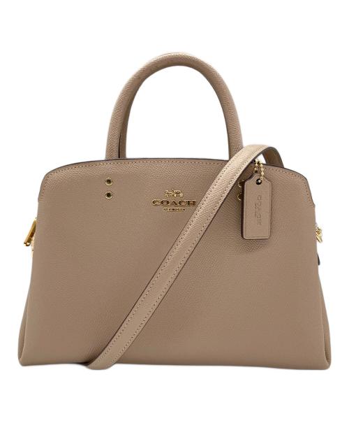 COACH（コーチ）COACH (コーチ) ミニリリーキャリーオール　ハンドバッグ ベージュの古着・服飾アイテム