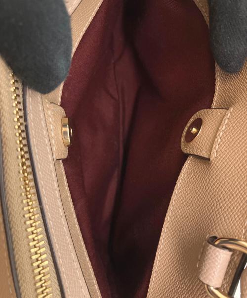 COACH（コーチ）COACH (コーチ) ミニリリーキャリーオール　ハンドバッグ ベージュの古着・服飾アイテム