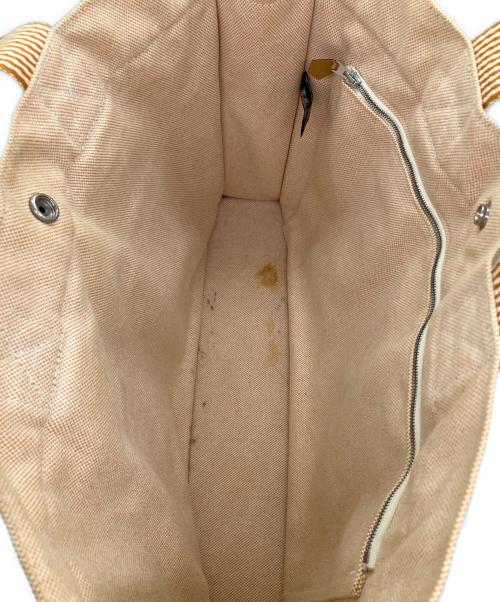 HERMES（エルメス）HERMES (エルメス) ニューフールトゥ　MMトートバッグ オレンジの古着・服飾アイテム
