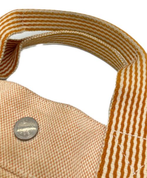 HERMES（エルメス）HERMES (エルメス) ニューフールトゥ　MMトートバッグ オレンジの古着・服飾アイテム