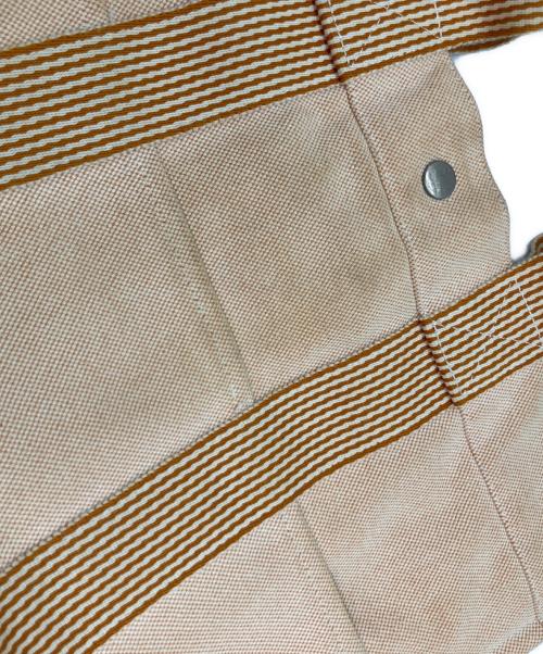 HERMES（エルメス）HERMES (エルメス) ニューフールトゥ　MMトートバッグ オレンジの古着・服飾アイテム