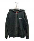 SUPREMEシュプリーム）の古着「ジップパーカー」｜ブラック