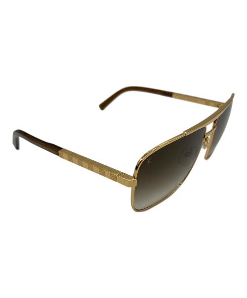 LOUIS VUITTON（ルイ ヴィトン）LOUIS VUITTON (ルイ ヴィトン) アティテュード　サングラス ブラウン×ゴールドの古着・服飾アイテム