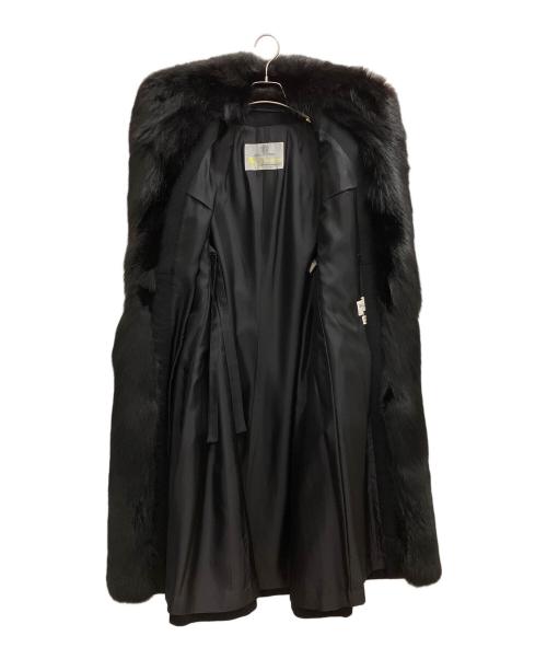 Aquascutum（アクアスキュータム）Aquascutum (アクアスキュータム) コート ブラック サイズ:SIZE Freeの古着・服飾アイテム