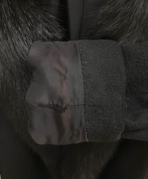 Aquascutum（アクアスキュータム）Aquascutum (アクアスキュータム) コート ブラック サイズ:SIZE Freeの古着・服飾アイテム