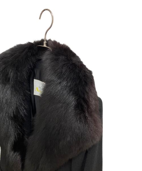 Aquascutum（アクアスキュータム）Aquascutum (アクアスキュータム) コート ブラック サイズ:SIZE Freeの古着・服飾アイテム