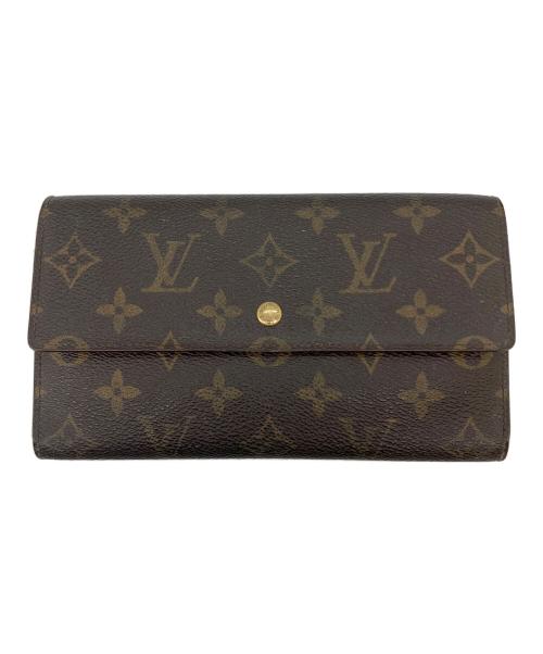 LOUIS VUITTON（ルイ ヴィトン）LOUIS VUITTON (ルイ ヴィトン) モノグラム ポルトフォイユ・インターナショナル 長財布 ブラウンの古着・服飾アイテム