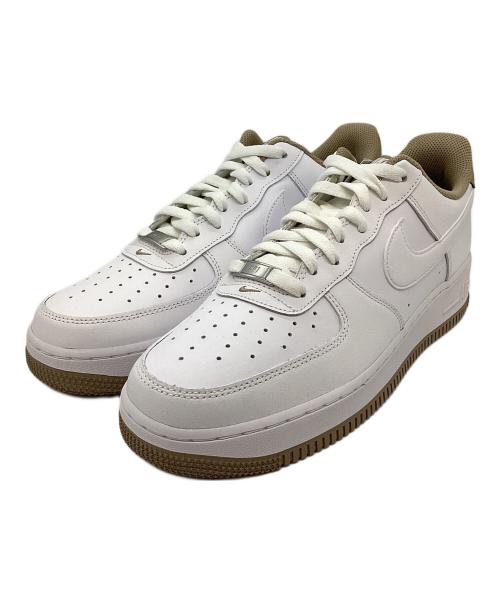 NIKE（ナイキ）NIKE (ナイキ) AIR FORCE 1 07（ナイキ エア フォース 1 07） ホワイト×ベージュ サイズ:SIZE 28cm 未使用品の古着・服飾アイテム