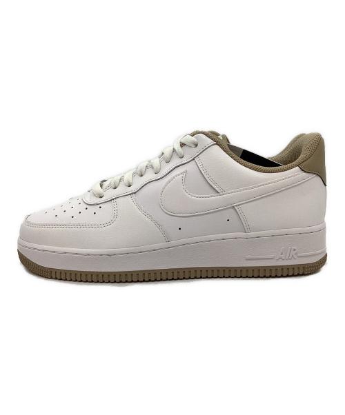 NIKE（ナイキ）NIKE (ナイキ) AIR FORCE 1 07（ナイキ エア フォース 1 07） ホワイト×ベージュ サイズ:SIZE 28cm 未使用品の古着・服飾アイテム
