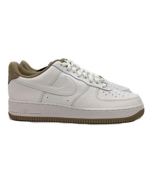 NIKE（ナイキ）NIKE (ナイキ) AIR FORCE 1 07（ナイキ エア フォース 1 07） ホワイト×ベージュ サイズ:SIZE 28cm 未使用品の古着・服飾アイテム