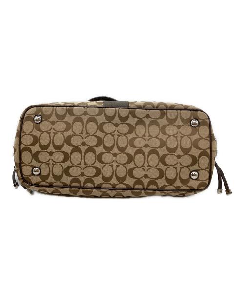 COACH（コーチ）COACH (コーチ) シグネチャー　トートバッグ ブラウンの古着・服飾アイテム