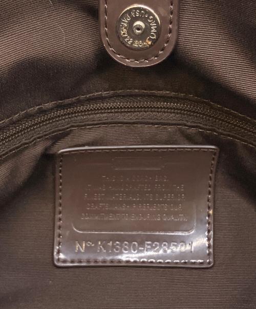 COACH（コーチ）COACH (コーチ) シグネチャー　トートバッグ ブラウンの古着・服飾アイテム