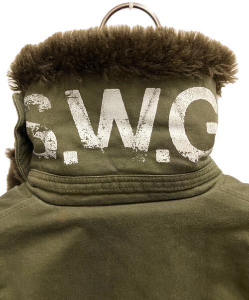 SWAGGER（スワッガー）SWAGGER (スワッガー) B-15 フライトジャケット ミリタリージャケット カーキ サイズ:SIZE Lの古着・服飾アイテム