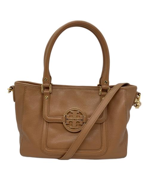 TORY BURCH（トリーバーチ）TORY BURCH (トリーバーチ) 2WAYバッグ ブラウンの古着・服飾アイテム