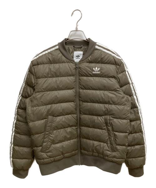 adidas（アディダス）adidas (アディダス) ダウンジャケット グリーン サイズ:SIZE Lの古着・服飾アイテム