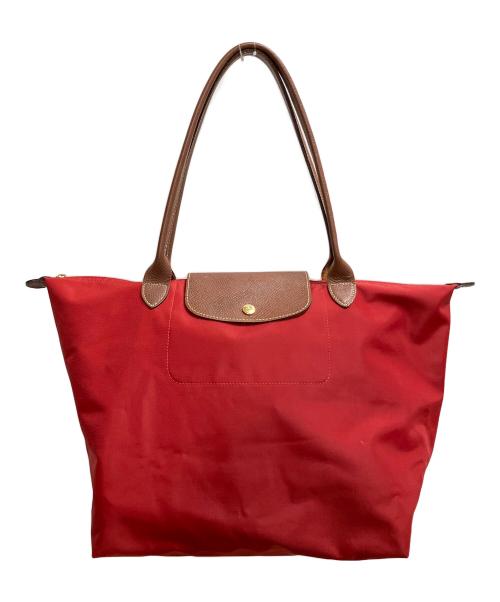 LONGCHAMP（ロンシャン）LONGCHAMP (ロンシャン) トートバッグ レッドの古着・服飾アイテム