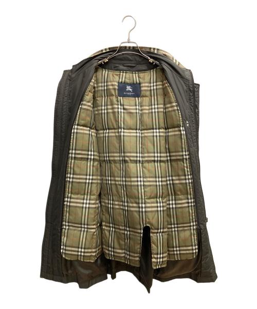 BURBERRY LONDON（バーバリーロンドン）BURBERRY LONDON (バーバリーロンドン) ダウンライナー付きコート グレー サイズ:SIZE XLの古着・服飾アイテム