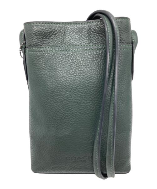 COACH（コーチ）COACH (コーチ) ハドソン フォーン ランヤード サコッシュ グリーンの古着・服飾アイテム