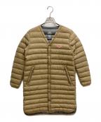 DANTONダントン）の古着「インナーダウンロング」｜ベージュ