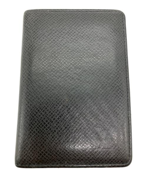LOUIS VUITTON（ルイ ヴィトン）LOUIS VUITTON (ルイ ヴィトン) タイガ  ポケット・オーガナイザー ボレアル カードケース ブラックの古着・服飾アイテム