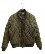 Schottショット）の古着「キルティングジャケット」｜グリーン