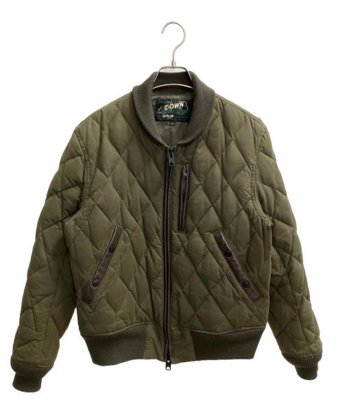 Schott（ショット）Schott (ショット) キルティングジャケット グリーン サイズ:SIZE Lの古着・服飾アイテム