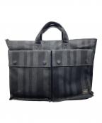 PORTERポーター）の古着「BRIEFCASE(S)」｜ブラック