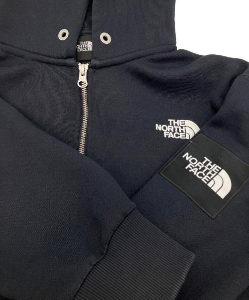 THE NORTH FACE（ザ ノース フェイス）THE NORTH FACE (ザ ノース フェイス) スクエアロゴフルジップ　パーカー ブラック サイズ:SIZE Mの古着・服飾アイテム