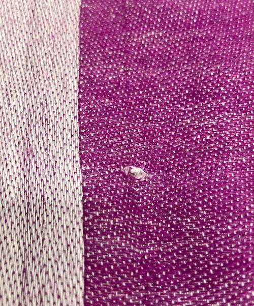 LOEWE（ロエベ）LOEWE (ロエベ) ロゴストール グレー×パープルの古着・服飾アイテム